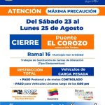 Gobernación despeja las vías en el sector El Zig – Zag